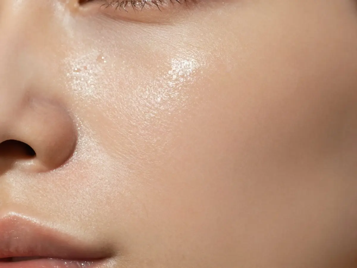 Piel del rostro, primer plano